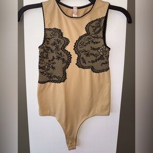 Victoria/s Secret Embroidered Body Suit (Tank top)